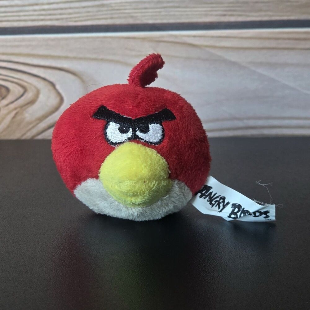 Angry Birds Plush Super Red Bird 2” Flinger Puppet Pencil Topper CommonWealth